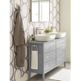 thumbnail image 2 of Amerock Kodiak Contemporary Double Prong Satin Nickel Wall Hook, 2 of 9