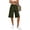 Green(Womens Shorts), variant on ZHYou Linen Shorts for Women Drawstring Waist Casual Loose Fit Side Split Hem Summer Long Shorts with Pockets,Black,Size L