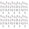 thumbnail image 2 of Cute Paper Clips, Metal 100pcs Wide Applicability Metallic Paper Clips  For Office, 2 of 8