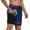 Black, variant on Men's Flag Of Guam Swim Trunks with Compression Liner Bathing Suit Swimwear