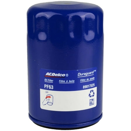 AcDelco PF63 Engine Oil Filter Fits select: 2014-2023 CHEVROLET SILVERADO, 2011-2023 FORD F150