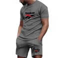 thumbnail image 3 of Conjunto de pantalones cortos estampados para hombre, camiseta de manga corta, transpirable, de secado rápido, para correr, novedad de verano, 2024, 3 of 4