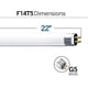 thumbnail image 3 of 26-27 T5 High Efficiency 840 Cool White Fluorescent 549mm Tube 4000k HE (FH1840), 3 of 5