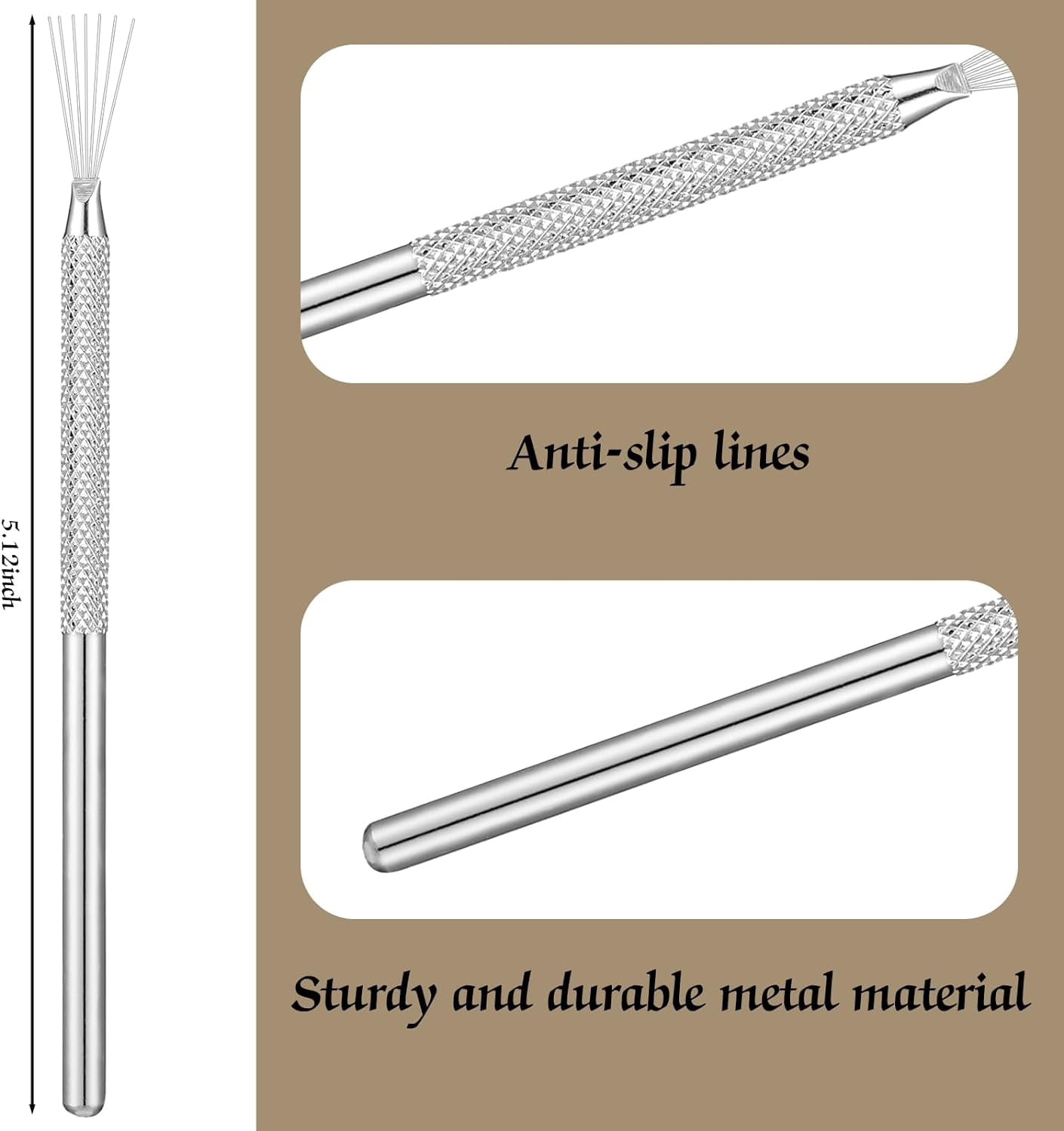 Umigy 20 Pcs Clay Needle Tool Pottery Feather Wire Texture Modeling Tools for Ceramic Sculpting Texturing Detail 5.12 Inch