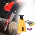 thumbnail image 7 of Portable Chain Saw Sharpener for 14, 16, 18, 20 Inch Two Holes Chain Saw Bar, Efficient Chain Saw Sharpener with Sharpening Stones, 7 of 7