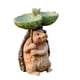 thumbnail image 2 of Cuenco para baño de pájaros para jardín, estatua de resina para patio exterior, comedero de resina para parque Erizo 15x10x20cm, 2 of 9