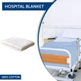 Hospital Thermal Blanket 66x90 in. White OpenCell Weave