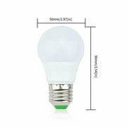 4 Pack E27 RGB LED Bulbs Light 16 Color Change Lighting Decor Light Lamp with IR Remote Control
