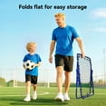 thumbnail image 4 of HOMCOM Rebounder Net Football Training Aid Kickback Target Play Blue, 4 of 10
