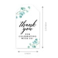 thumbnail image 5 of Koyal Wholesale Thank You For Celebrating With Us Favor Tags Silver Dollar Eucalyptus Cardstock Gift Tags 100-Pk, 5 of 5