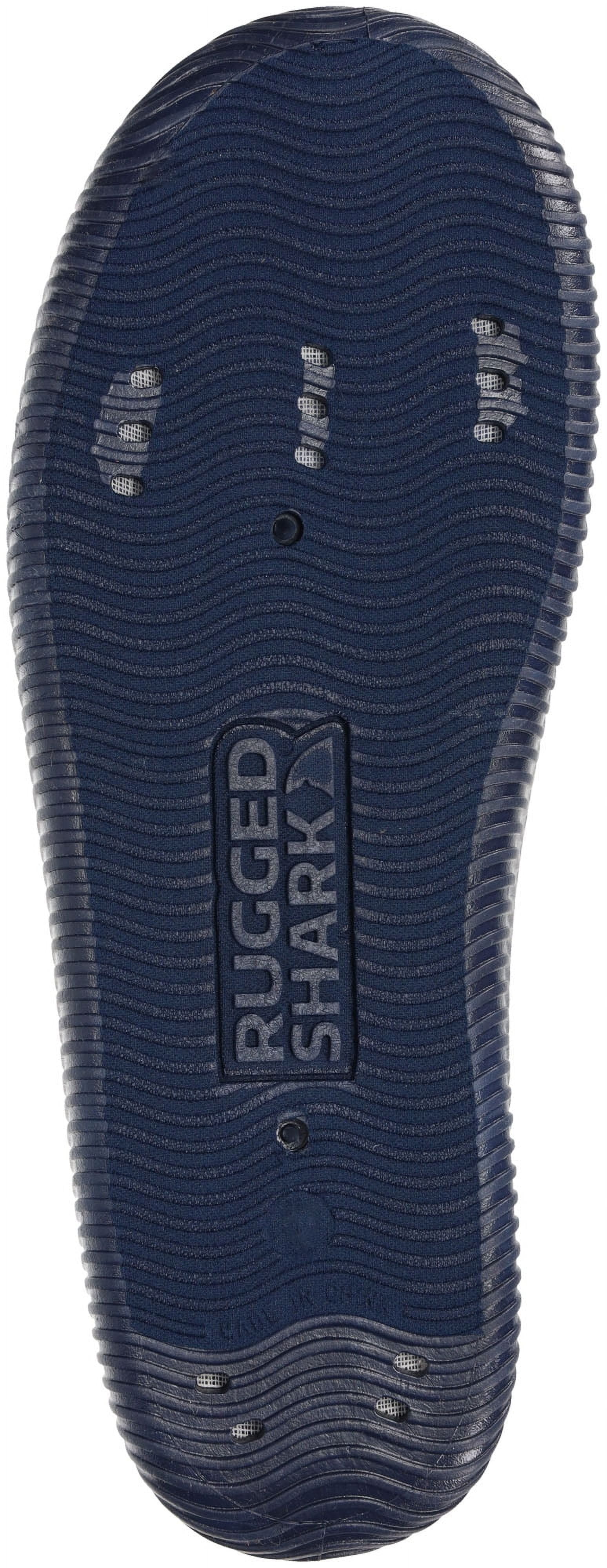 Rugged Shark Unisex Water Shoe With AQUAFLOW Drainage Ports, Navy, Women's 6/Men's 4
