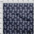 thumbnail image 2 of oneOone Cotton Poplin Fabric Leaves & Floral Block Print Sewing Fabric BTY 56 Inch Wide, 2 of 4
