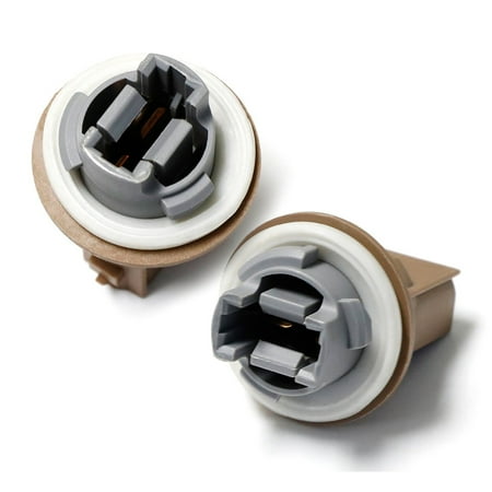

iJDMTOY (2) OE-Spec Light Bulb Sockets Compatible With Ford Mercury or Lincoln Front/Rear Turn Signal Brake/Tail Lamp or Headlight Parking Lights