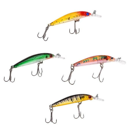 4pcs Swimbait 3d Fishing Eyes Hard Bait Fishing Lures built-in Steel Ball