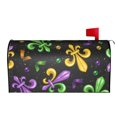 thumbnail image 2 of Xecao Mardi Gras Carnival4 for Mailbox Cover with Magnetic Strips, Waterproof and Sunscreen, Adds a Decorative Touch to Your Garden Yard., 2 of 9