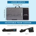 thumbnail image 6 of LapGear Elevation Pro Lap Desk with Adjustable Cushion and Wrist Rest, Gray Woodgrain, 6 of 7