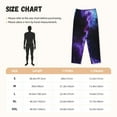 thumbnail image 2 of Salouo Purple And Blue Nebula Print Women's Pajama Pants Casual Loose Sweatpants PJs Flowy Pants Drawstring Palazzo for Women Wide Leg Pants Lounge Pajama -XX-Large, 2 of 8
