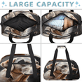 thumbnail image 5 of Herdesigns Funny Dog Sports Duffle Bag for Women & Men, Dog Theme Gym Bag Dance Bag Overnight Bag Carry On Weekender Travel Bag, 5 of 7
