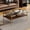 Gold, variant on YWEN 38.4'' Modern Glass Coffee Table, Rectangle Gray Tempered Glass Top with White Metal Frame, 2-Tier Center Table with Storage MDF Shelf, Glass Coffee Tables for Living Room, Apartment, Office