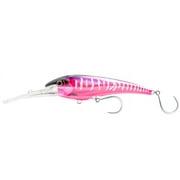 Nomad DTX Minnow Heavy Duty Sinking 9, Black Pink Mackerel Lures
