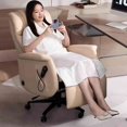 thumbnail image 3 of Working Standing Office Chairs Executive Makeup Mobile Computer Office Chairs Swivel Ergonomic Sillas De Oficina Room Furnitures My Lux Decor Round, 3 of 10