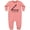 Mauve, variant on I'm Acute Baby Funny Math Pun Baby Fleece Romper