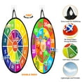 thumbnail image 6 of Rirool Kids Double-Sided Dart Board Game 28.74 in, Dinosaur Style with 20 Sticky Balls, Ideal Sport Toy Gift for Boys and Girls 3+ Years, 6 of 7