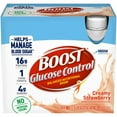 thumbnail image 2 of BOOST Glucose Control Nutritional Drink Protein Shakes, Creamy Strawberry, 8 fl oz, 6 Pack, 2 of 6