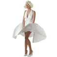 thumbnail image 1 of Marilyn Monroe Costume de Robe Blanche à Col Licou de Luxe, 1 of 2
