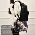 thumbnail image 6 of FORMRS Student Lunch Bag Insulated Reusable Cooler Box with Zipper Pockets, American Eagle Pattern, 6 of 9