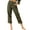 Clearance pants-Army Green, variant on Brilliant Womens Pants Clearance under $10 Women Casual Solid Color Pockets Bandage Elastic Waist Comfortable Straight Pants Green S-3XL