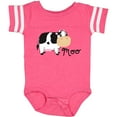 thumbnail image 3 of Inktastic Moo says the cow Boys or Girls Baby Bodysuit, 3 of 5