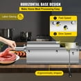 thumbnail image 4 of VEVOR Horizontal Sausage Stuffer Maker 5L/11Lbs Manual Sausage Filler with 4 Filling Nozzles Stainless Steel Sausage Stuffing Machine for Commercial & Home Use, 4 of 9