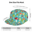 thumbnail image 6 of Easygdp Mushrooms Baseball Cap with Adjustable Flat Suitable for Head Circumference 22.4-23.6 in, 6 of 9