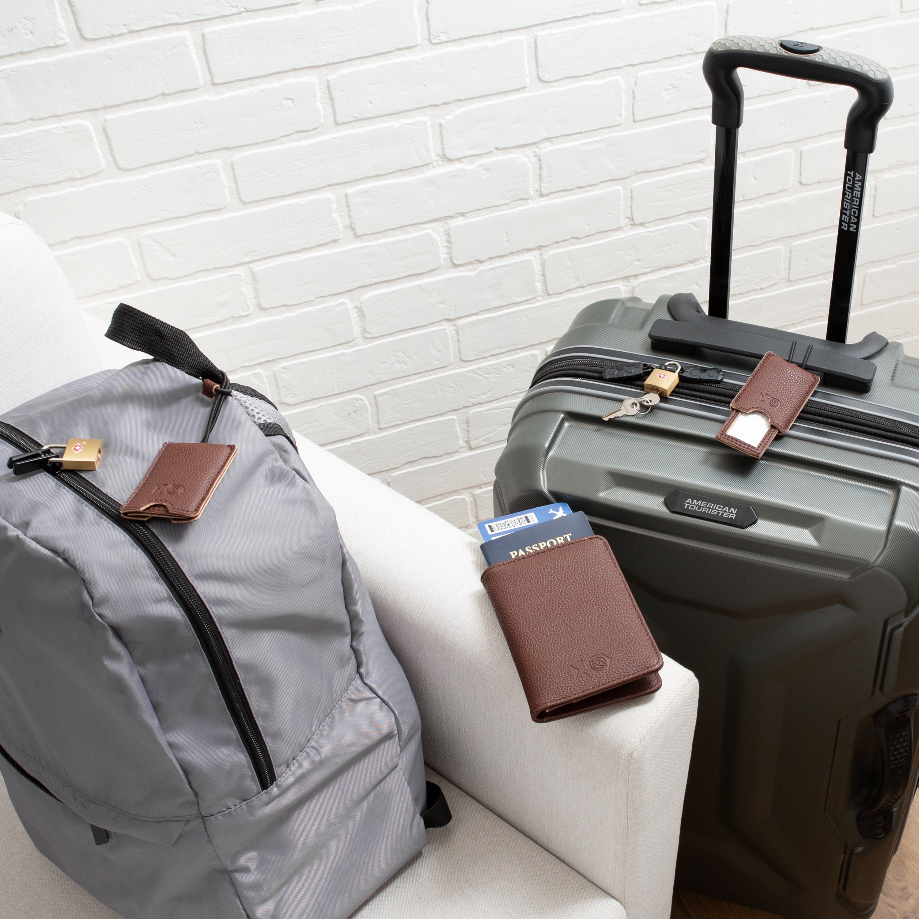 Xplorer by G-Force Deluxe Mens Travel Set in Brown, 1 Per Pack