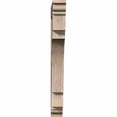 thumbnail image 2 of Ekena Millwork 3 1/2"W x 26"D x 34"H Merced Traditional Smooth Bracket, Douglas Fir, 2 of 4