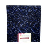 Creative Cuts 18" x 21" Fat Quarter Pre-Cut Tonal Navy Fabric, 1 Each