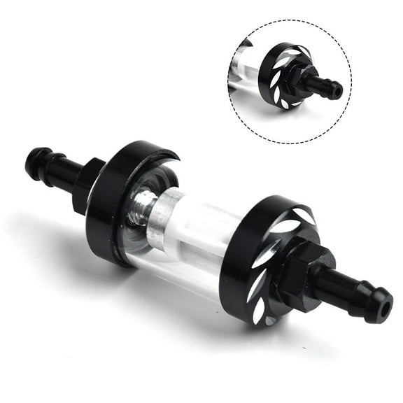 8mm 5/16" Universal Washable Fuel Filter Motorcycle Inline Petrol Diesel Filter