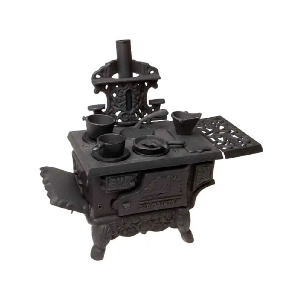Old Mountain Cookware Miniature Replica Cast Iron Wood Cook Stove