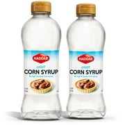 Haddar Light Corn Syrup 16oz (2 Pack) Made with Real Vanilla | No High Fructose Corn Syrup!
