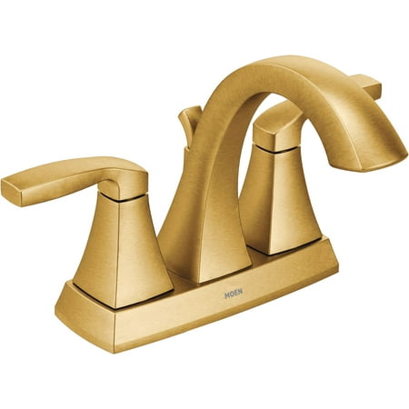 Moen 6901 Voss Double Handle Centerset Bathroom Faucet - Gold