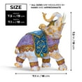 thumbnail image 2 of Accent Collection Elephant Statue, 8" Multicolor Animal Figurine, Sculptures, Coffee Table Decor, Ideal Housewarming Gift, 2 of 6