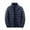 Blue, variant on Men's Big & Tall Puffer Jacket Stand-Collar Lightweight Padded Winter Coat Full Zip Warm Outerwear with Zip Pockets for Winter Travel,XXL,Gray