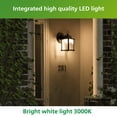 thumbnail image 7 of Philips LED Solar Motion Sensor Outdoor Square Wall Lantern, Bright White, Dimmable (1-Pack), 7 of 7