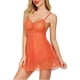 thumbnail image 1 of Encaje Babydoll Lencería Sexy Mini Chemise Malla Boda Camisón Camisón de novia Fokelyi WRMH-1294-19, 1 of 6