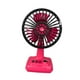 thumbnail image 4 of Ventilador de escritorio pequeño, refrigeración por aire, diseño, ventilador personal portátil de 3 velocidades para rojo, 4 of 9