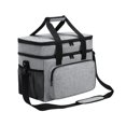 thumbnail image 4 of Large Coolers Bag Insulated Bag Durable Freezable Lunch Box Holder Insulated Food Delivery Bag Lunch Coolers Tote for Work Beach Travel Picnic, 4 of 8