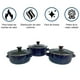 thumbnail image 4 of Juego de ollas con tapa de Peltre 6 pz International Azul Shorbull, 4 of 7