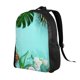 thumbnail image 2 of Disketp Tropical Pineapple Mochila Unisex de Apertura Lateral Completa, Mochila para Laptop para Escuela, Trabajo y Viajes, 2 of 8