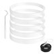 thumbnail image 1 of Paquete de 5 juntas de goma de repuesto para batidora Nutri Ninja de repuesto para Ninja Auto iQ Pro Extractor CT680 BL456-30 BL480 BL681A BL682 BL640 (juntas de 3.9 pulgadas), 1 of 5